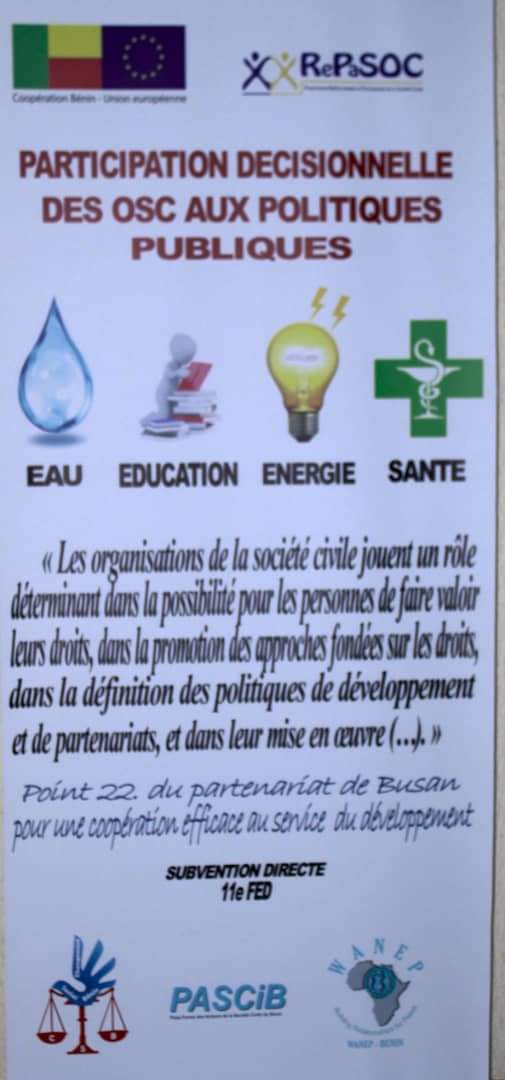 Formation des OSC actives dans le secteur de l’Eau sur l’ABDH et la GARD