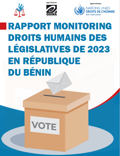 Rapport sur le monitoring droits humains du processus électoral de 2023 au Bénin